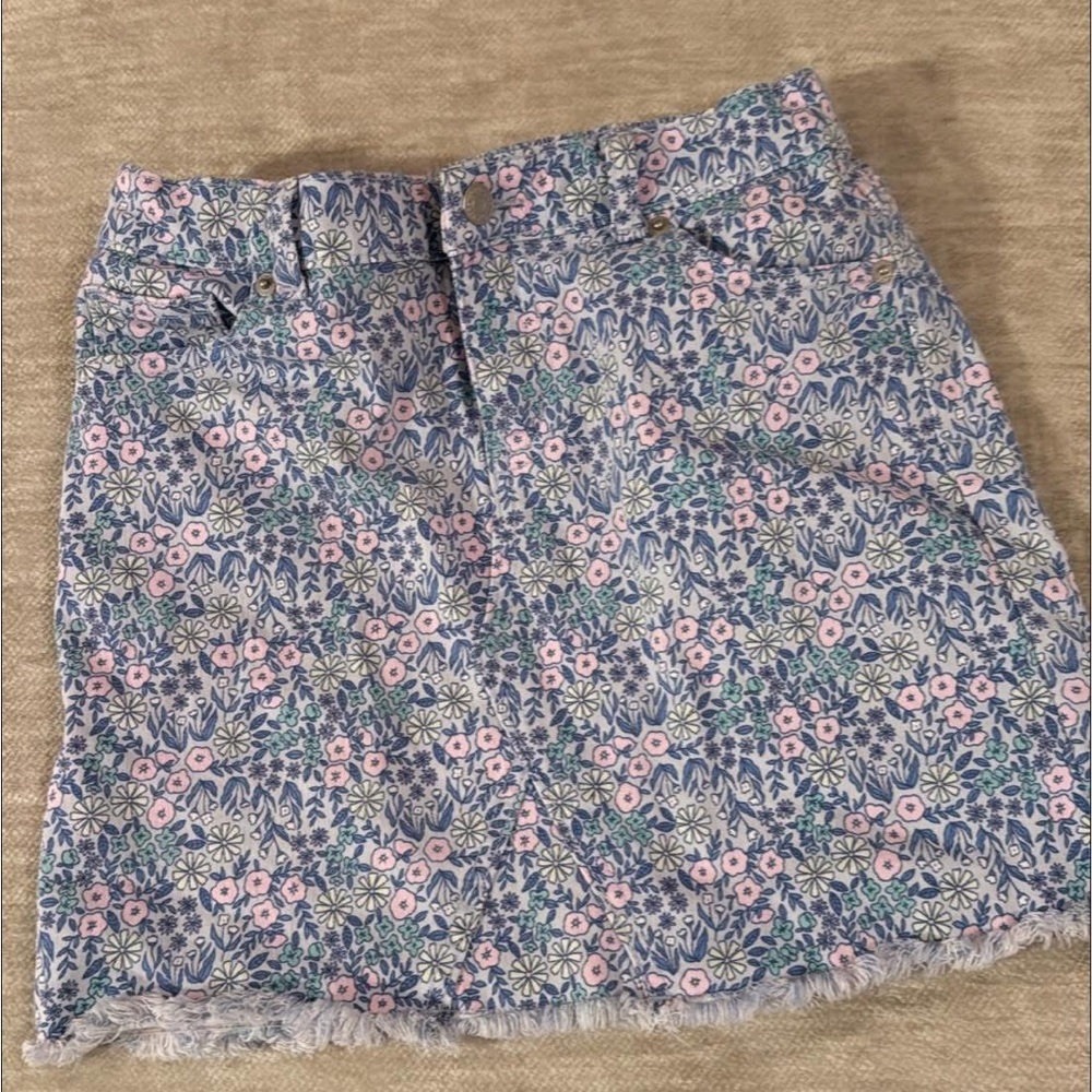 Floral Mini Skirt